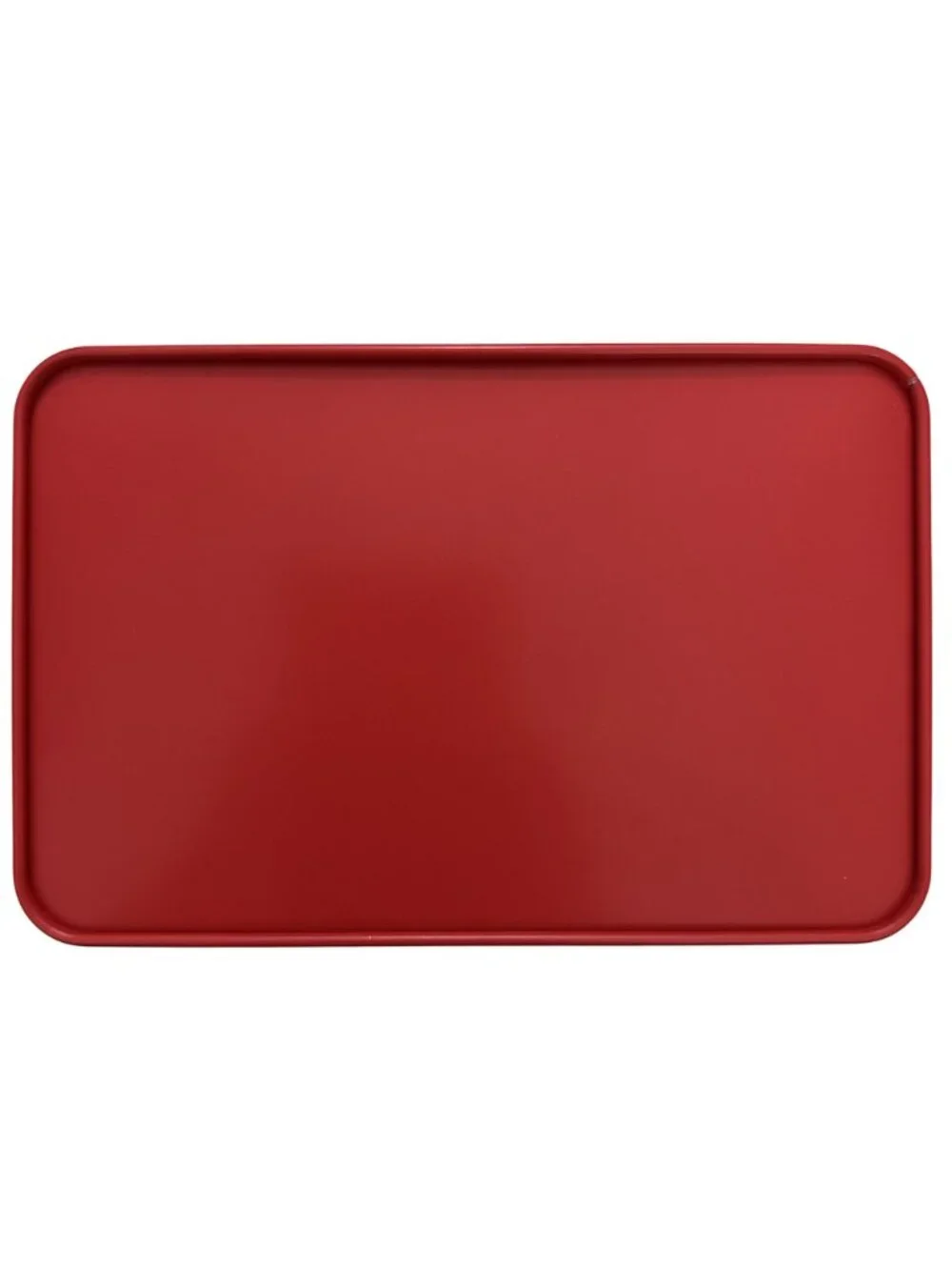 Fresh Cosmetics Empty Tin Red Gift Box Storage for Trinkets Organization